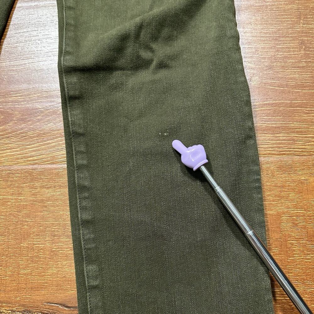 Veronica Beard Jeans Womens 32x26 Olive Green Chino Pants Army Retro City USA - Picture 5 of 16